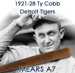 1921-28 Ty Cobb H&B Louisville Slugger Professional Model Game Used Bat (MEARS A7).