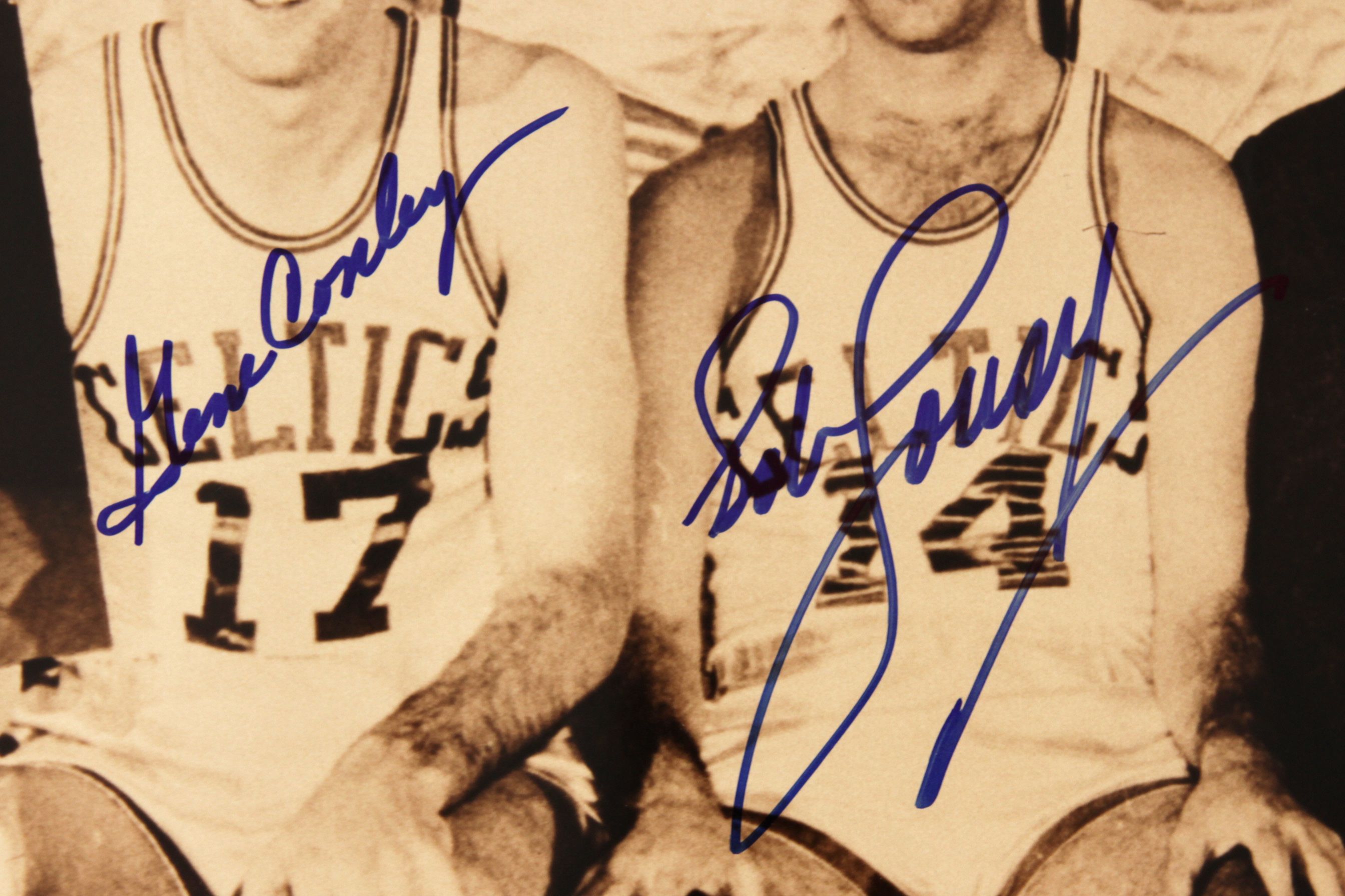 Bill Russell & Tom Heinsohn Autographed 16x20 Basketball Photo