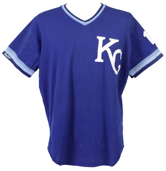 1988 Bo Jackson Kansas City Royals Game Worn Batting Practice Jersey (MEARS LOA)