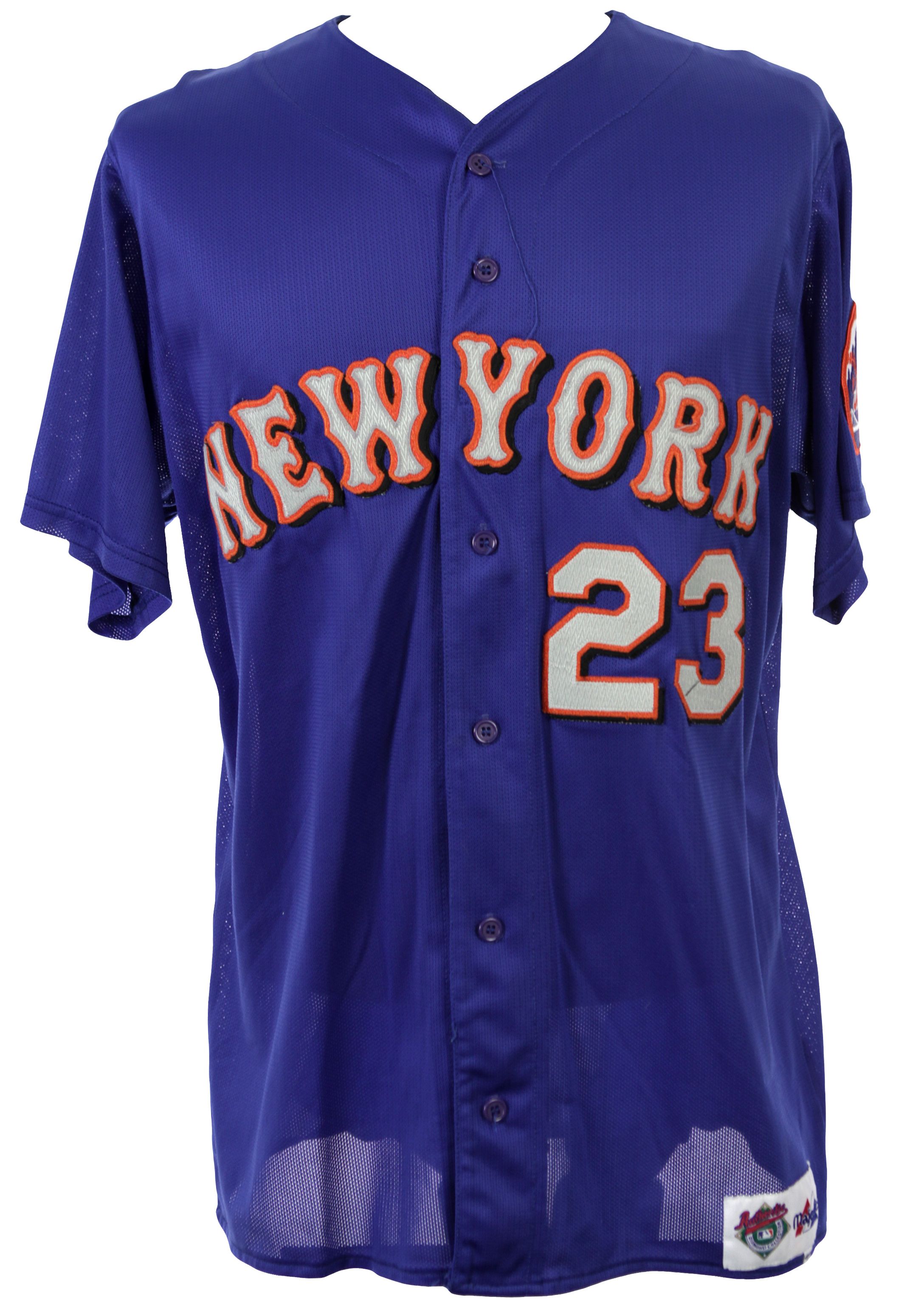 Lot Detail - 1998 Bernard Gilkey New York Mets Spring Training Game Worn  Jersey (MEARS LOA)