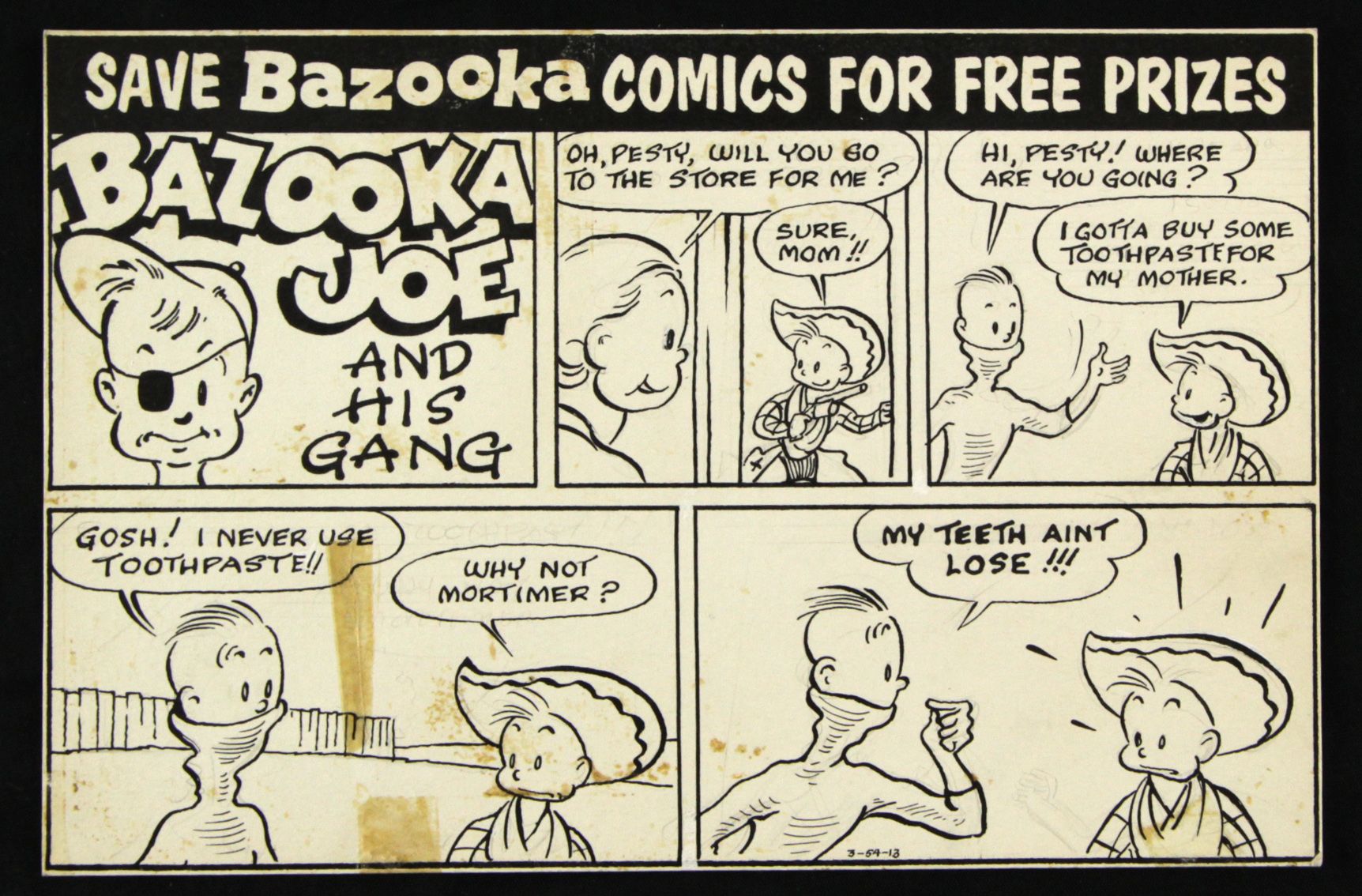 bazooka comic strips