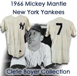 Mickey Mantle NY Yankees Jersey with Digital Autograph