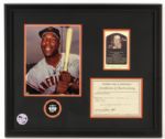 1993 Willie McCovey San Francisco Giants Signed 19" x 22" Framed Display (JSA)
