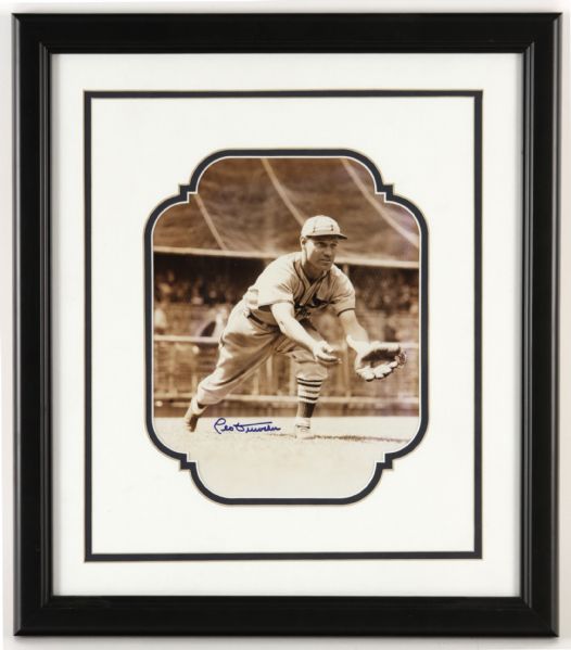 1980s-90s Leo Durocher 16" x 18" Signed Framed Photograph (JSA)