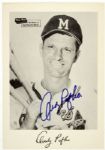 1953-57 Andy Pafko Milwaukee Braves Signed 7" x 10" Spic N Span Photo (JSA)