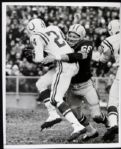 1958-67 Ray Nitschke Green Bay Packers Lenny Moore Baltimore Colts Original 8" x 10" Photo