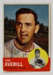 1963 Earl Averill Philadelphia Phillies Signed Topps Baseball Card (JSA)