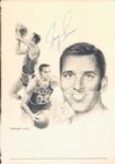 1960's-90's Basketball Signed Photo Collection - Lot of 100+ w/ Jerry Lucas, Bob Cousy, Larry Bird & Many More (MEARS LOA)