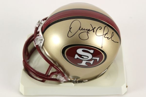 1990s Dwight Clark San Francisco 49ers Signed Mini-Helmet (JSA)