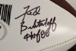 1990's Fred Biletnikoff Oakland Raiders Signed Collector's Edition Hall of Fame Football w/ Display Case (JSA)