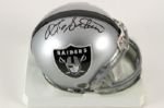 1990s Otis Sistruck Oakland Raiders Signed Mini Helmet (JSA)