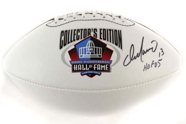 2005-12 Dan Marino Miami Dolphins Signed Collectors Edition Hall of Fame Football (JSA)
