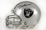 1990s Jay Schroeder Los Angeles Raiders Signed Mini Helmet (JSA)