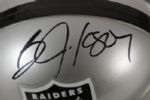 1990's Bo Jackson Los Angeles Raiders Signed Mini Helmet (JSA)