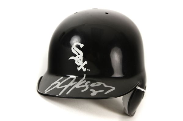 1990s Bo Jackson Chicago White Sox Signed Mini Batting Helmet (JSA)