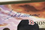 1990's Ted Williams Boston Red Sox Signed 11 x 13 Display (JSA)