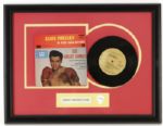 1962 Elvis Presley in Kid Galahad 16" x 21" Framed Diplay w/ Concert Used Pick