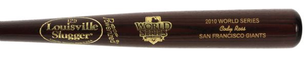 2010 Cody Ross San Francsico Giants Louisville Slugger World Series Commemorative Bat