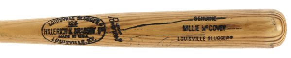 1973-75 Willie McCovey Giants/Padres Signed H&B Louisville Slugger Store Model Bat -JSA-