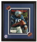 1972 July 10 Johnny Unitas Baltimore Colts Signed 16" x 19" Framed Sports Illustrated Magazine (JSA)
