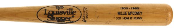 1980 Willie McCovey San Francisco Giants Louisville Slugger 36" Commemorative Bat