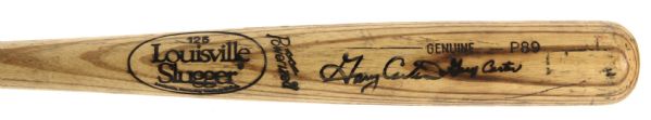 1990 Gary Carter San Francisco Giants Signed Louisville Slugger Professional Model Game Used Bat (MEARS LOA/JSA)