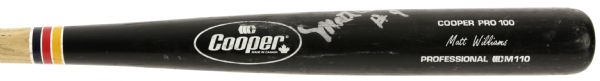 1990 circa Matt Williams San Francisco Giants Signed Cooper Professional Model Game Used Bat (MEARS LOA)