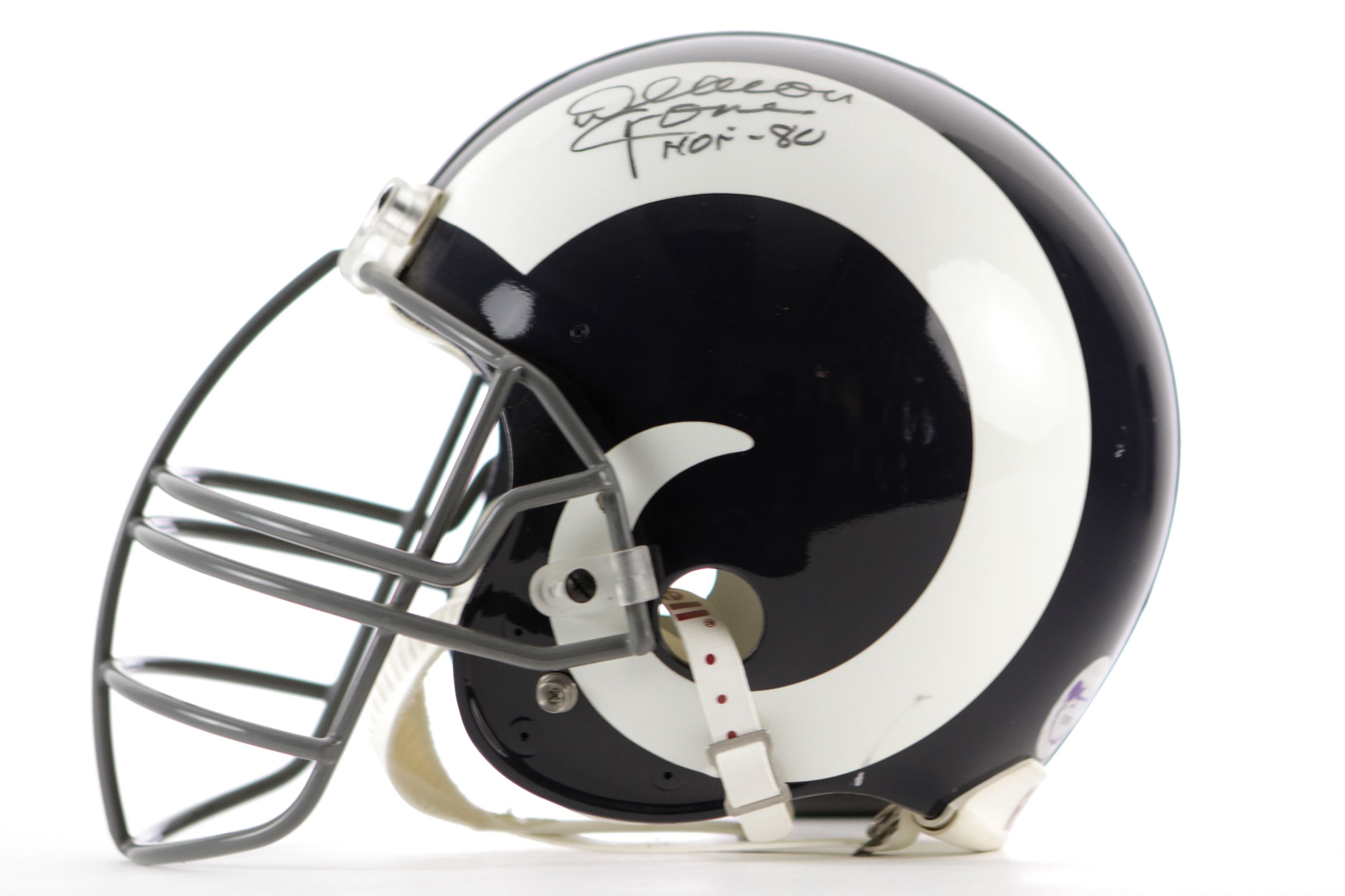 Lot Detail - 1965-71 Deacon Jones Los Angeles Rams Game Worn Helmet (MEARS  LOA/Upper Deck COA)