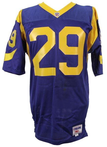 1990s Eric Dickerson Los Angeles Rams Signed Jersey (JSA)