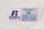 2004-06 Ryan Garko/Jeriome Robertson Buffalo Bisons Signed Game Worn Home Jersey (MEARS LOA)
