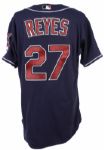 2009 Anthony Reyes Cleveland Indians Game Worn Alternate Jersey (MEARS LOA/Team COA)