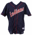 2008 Beau Mills Kinston Indians Signed Game Worn Jersey (MEARS LOA)