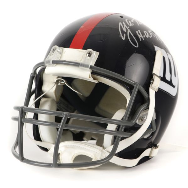 1998 Y.A. Tittle New York Giants Signed Full Sized Helmet (JSA)