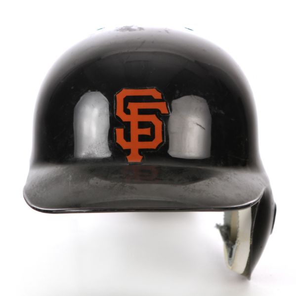 2009 Bengie Molina San Francisco Giants Game Worn Batting Helmet (MEARS LOA/MLB Hologram)
