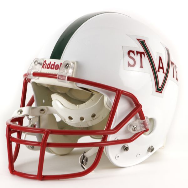 1990s Jerry Rice Mississippi Valley State Delta Devils Signed Full Size Helmet (JSA)