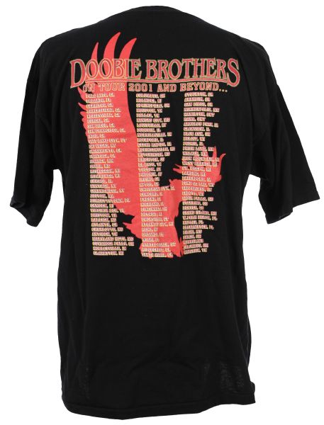 Lot Detail - 2001 Doobie Brothers Signed Tour T Shirt (JSA)