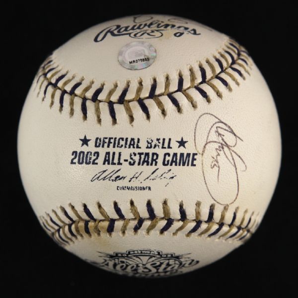 2002 National League All Star Signed Official All Star Game Baseball w/ 10 Signatures (JSA)