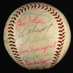 1958 San Francisco Giants Team Signed ONL Giles Baseball w/ 25 Signatures Including Willie Mays, Orlando Cepeda, Felipe Alou & More (JSA)
