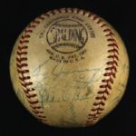 1953 Pittsburgh Pirates Team Signed ONL Giles Baseball w/ 23 Signatures (JSA)