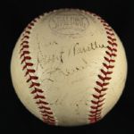 1934-51 Rabbit Warstler George Uhle Billy Rogell Signed ONL Frick Baseball (JSA)