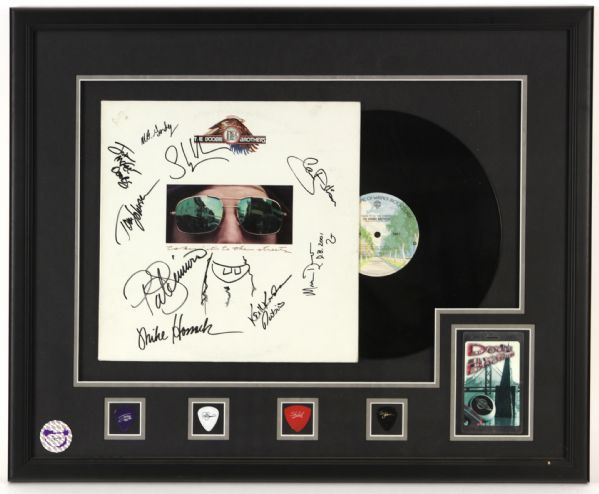 1976 The Doobie Brothers Signed 23" x 28" Framed Takin It To The Streets Album (JSA)