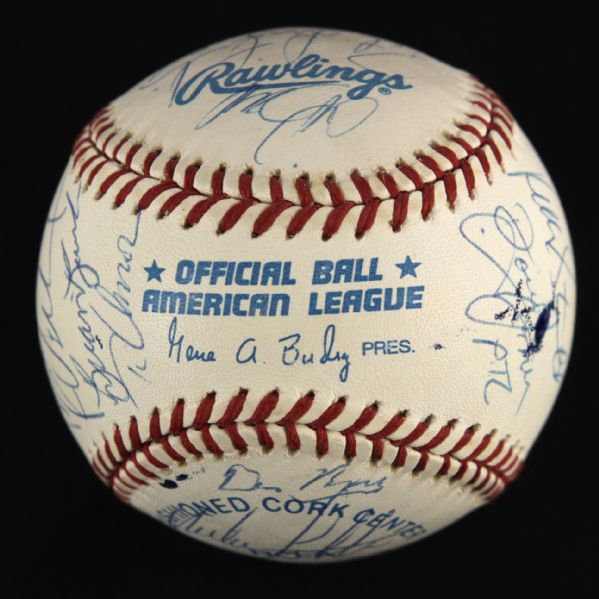 1996 Milwaukee Brewers Team Signed Baseball w/ 29 Signatures (JSA)