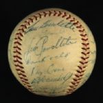 1953 Milwaukee Braves Team Signed ONL Giles Baseball w/ 27 Signatures Including Warren Spahn, Eddie Mathews, Del Crandall & More (JSA)
