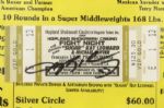 1999 Michael Buffer And Sugar Ray Leonard Signed 11 x 23 Framed Flier (JSA)
