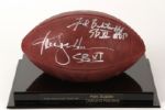 2000s Fred Biletnikoff Ken Stabler Oakland Radiers Signed Official NFL Goodell Football (JSA)