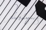 2000's Alex Rodriguez New York Yankees Signed 34 x 42 Framed Jersey (JSA)