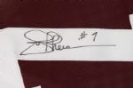 1980's Joe Theismann Washington Redskins Signed 32 x 40 Framed Jersey (JSA)