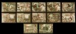 1953 Tarzan & The She Devil 3-D Card Collection - Lot of 28 
