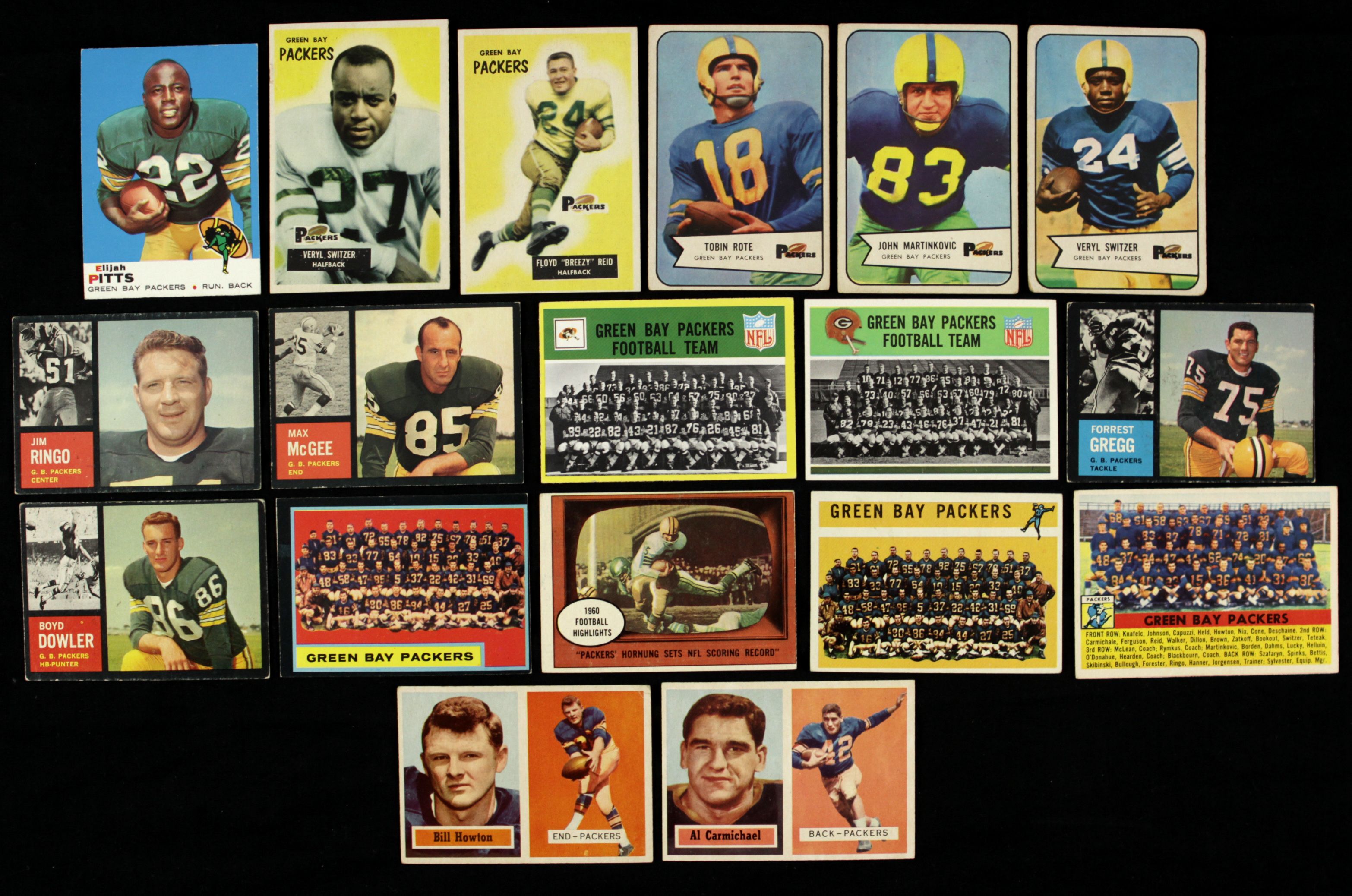 VINTAGE 1950'S-1960'S GAME USED GREEN BAY PACKERS "