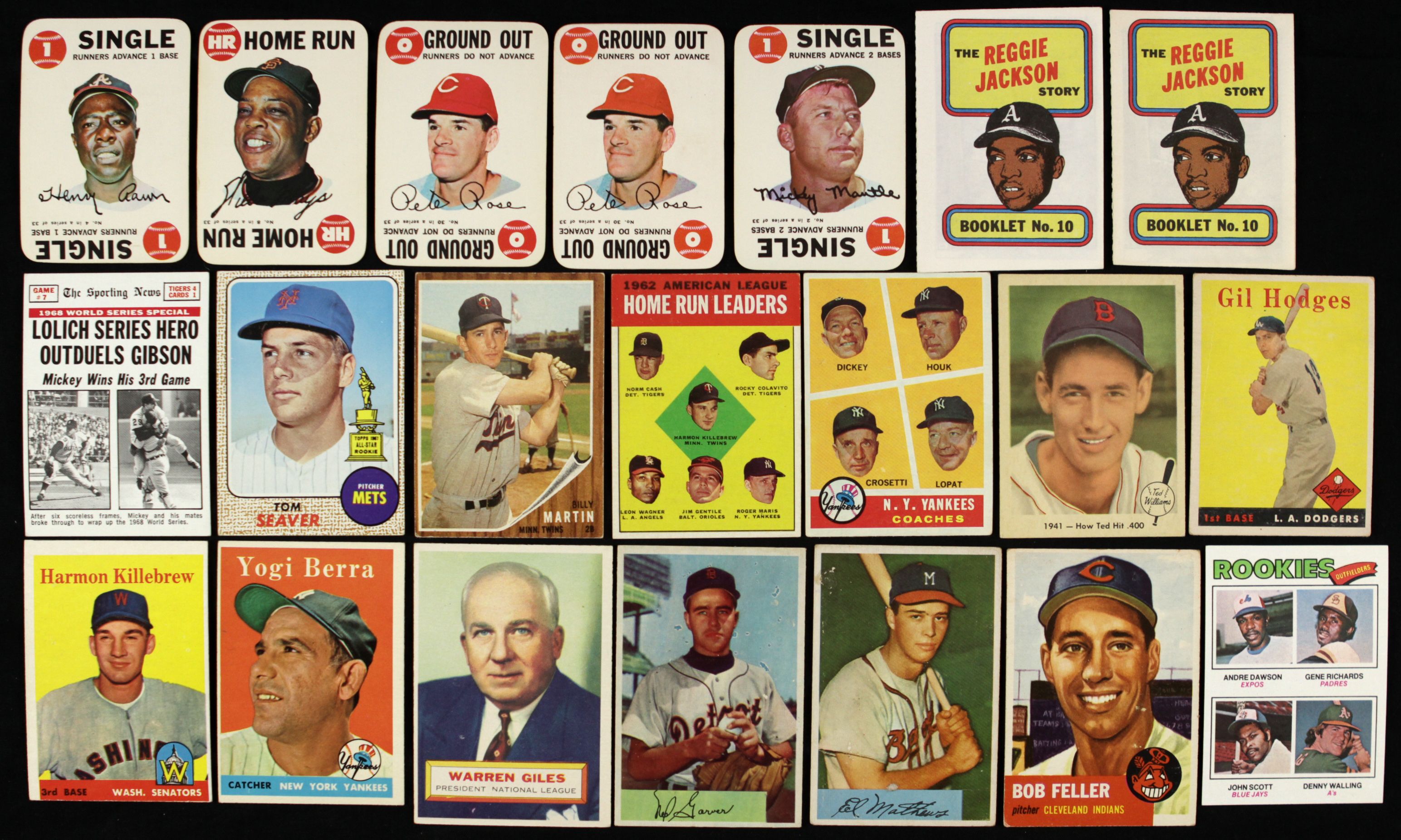 Lot Detail - 1950's-80's Baseball Card Collection - Lot of 74 w/ Many ...